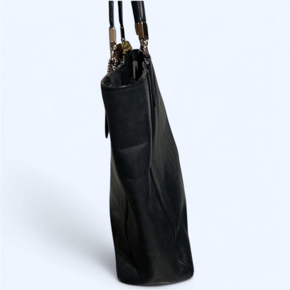 Coach 28743 Madison North South black Tote Bag in Saffiano Leather - Picture 8 of 11